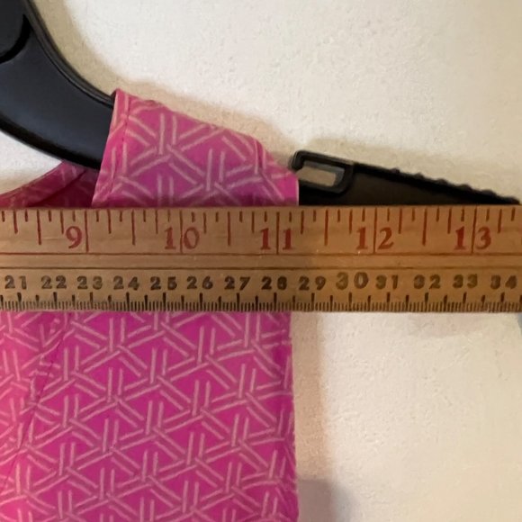 Banana Republic Blouse Womens Small Pink Barbie Hi Low Ruffle Sleeveless - Picture 4 of 12